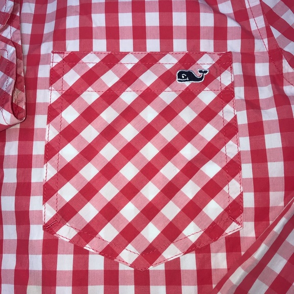 Vineyard Vines Relaxed Fit Gingham Button Down (4) - Picture 2 of 4